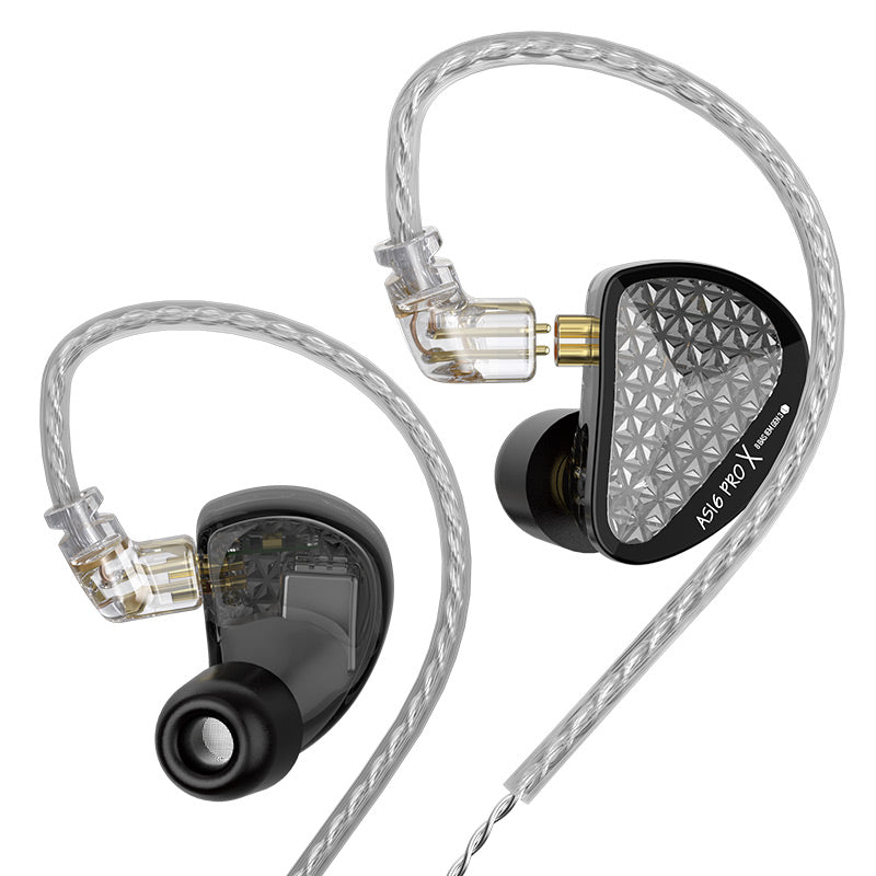 KZ AS16 PRO X | 16BA Hi-Fi Precision Electronic Crossover In-Ear