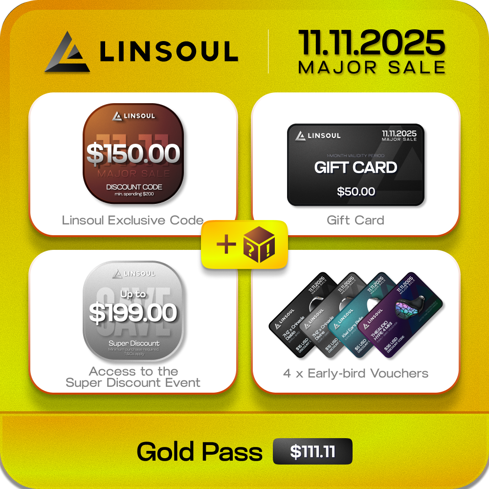 LINSOUL Major Sale Gold Pass – Linsoul Audio