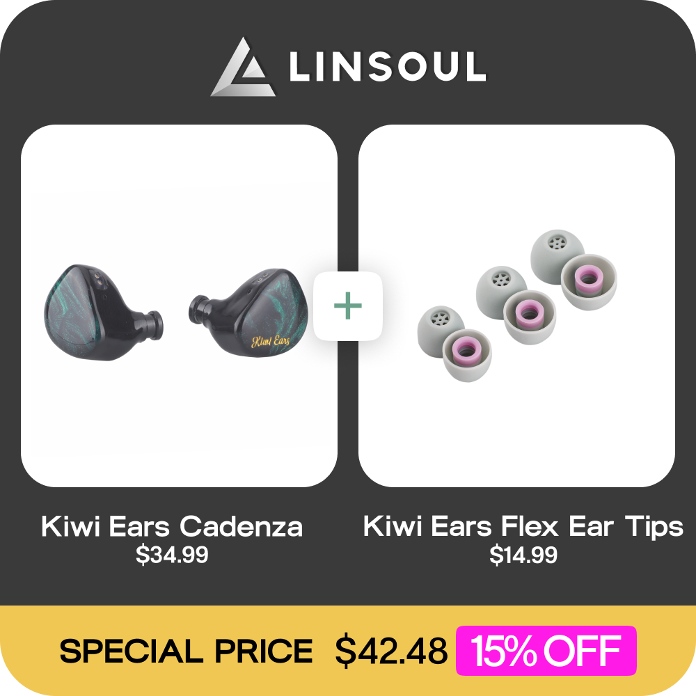 アクセサリー Kiii Kiwi Ears Cadenza + Kiwi Ears Flex Ear Tips – Linsoul Audio