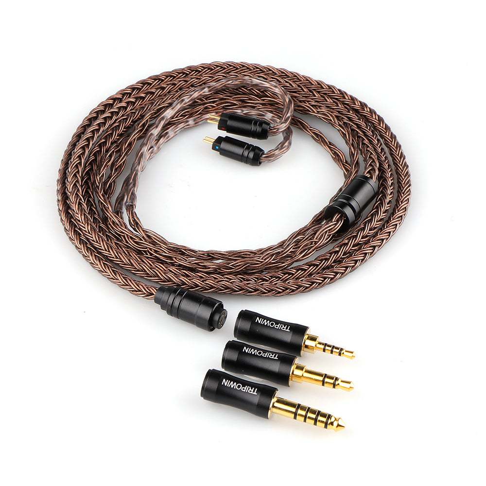 Tripowin Amber 32AWG OFC Oxygen Free Cable HiFi IEM Cable