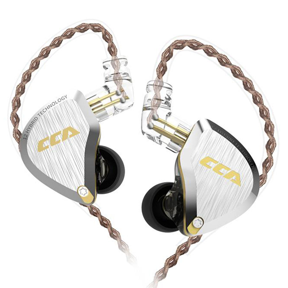 CCA C12 5BA+1DD Hybrid HIFI Bass Earbuds In Ear Monitor – Linsoul