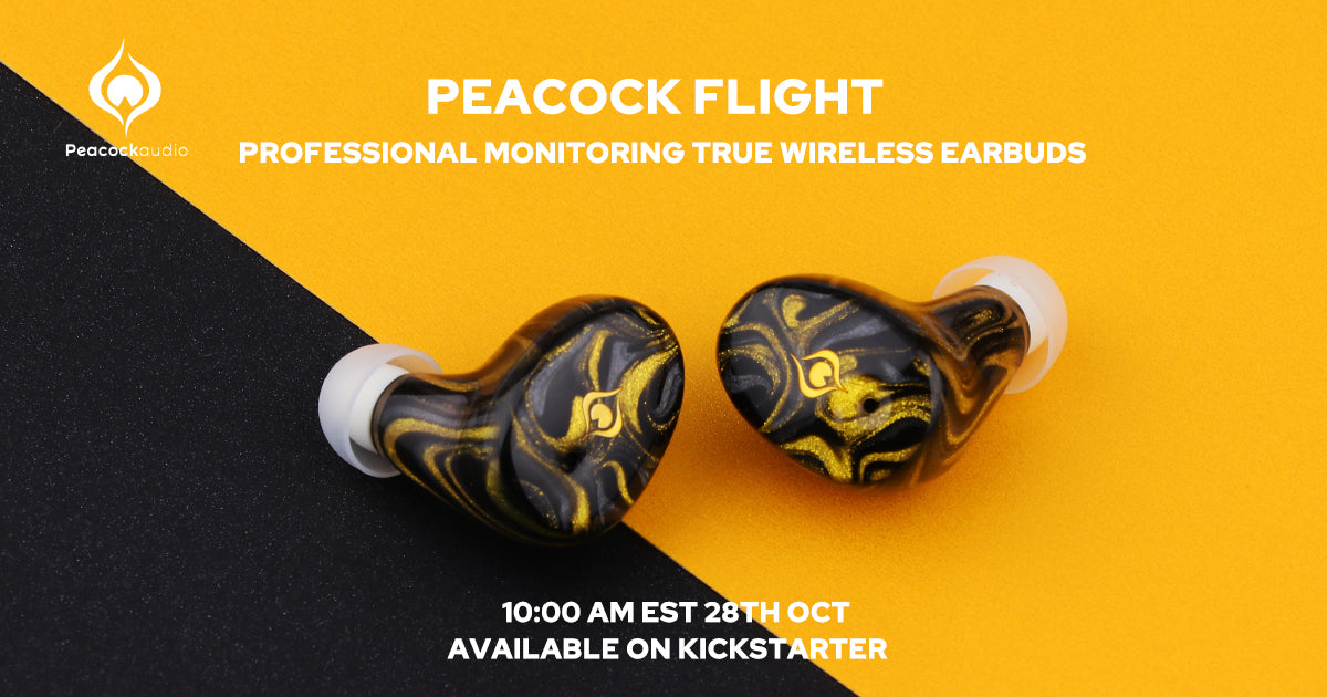 Linsoul Introduces the Peacock Flight: Hand-Crafted Professional True Wireless Stereo (TWS) Earphones