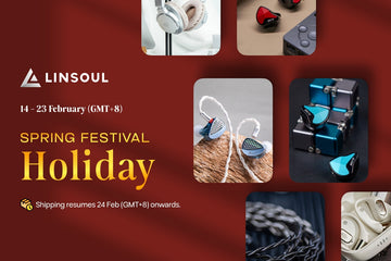 Linsoul Lunar New Year 2026 operational notice banner – important information on order processing, shipping delays, and pre-orders during Lunar New Year holiday.