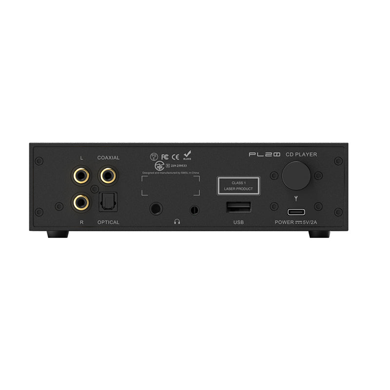 SMSL PL20 | Dual Way Bluetooth 5.3 and One Touch CD Ripping DAC