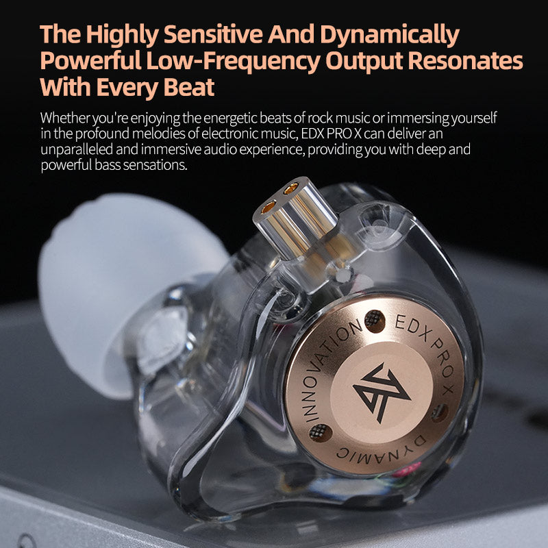 KZ EDX Pro X | Single Dynamic Driver In-Earmonitor – Linsoul Audio