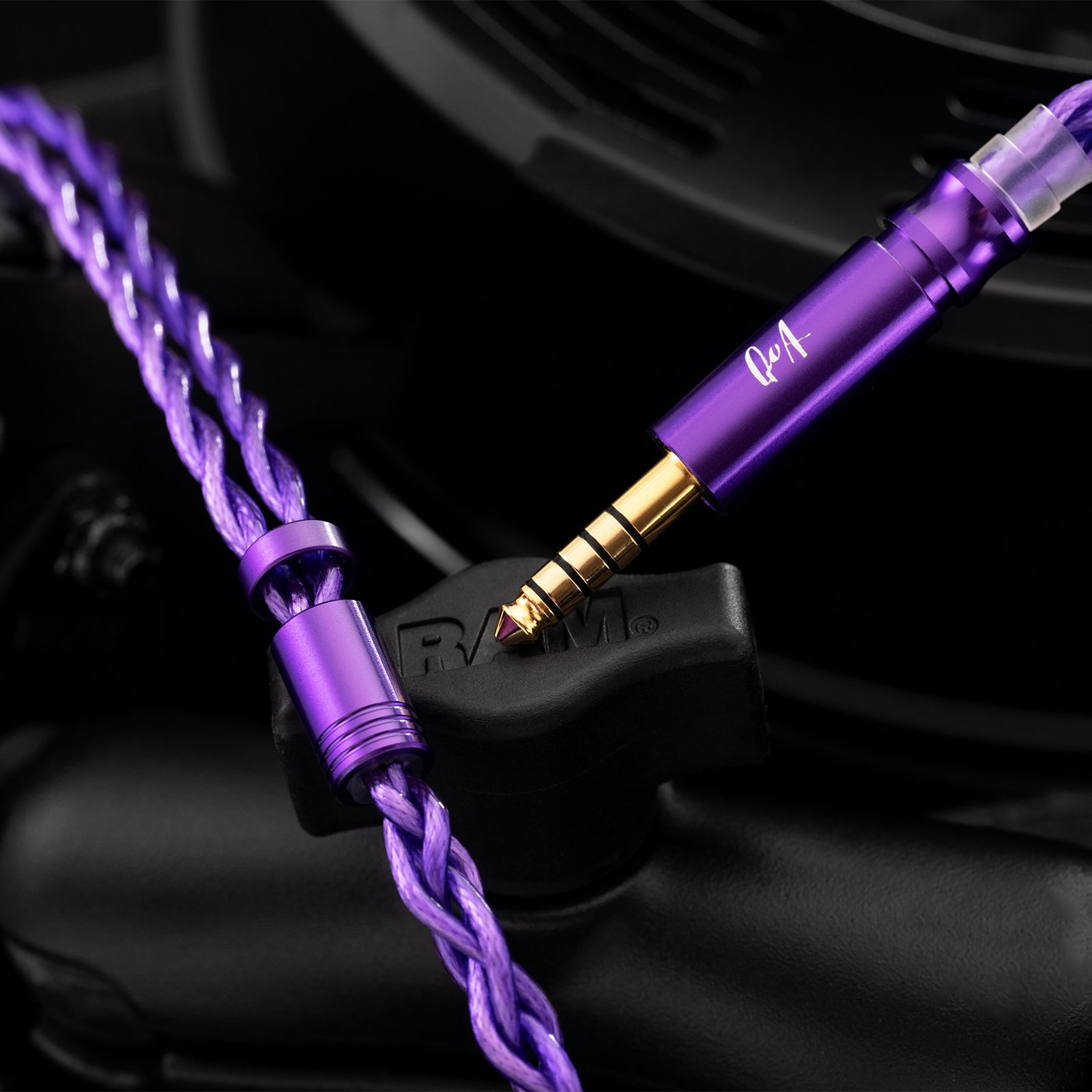 QOA Whisky Cable | Silver-Plated 5N OCC+Alloy Copper Earphone