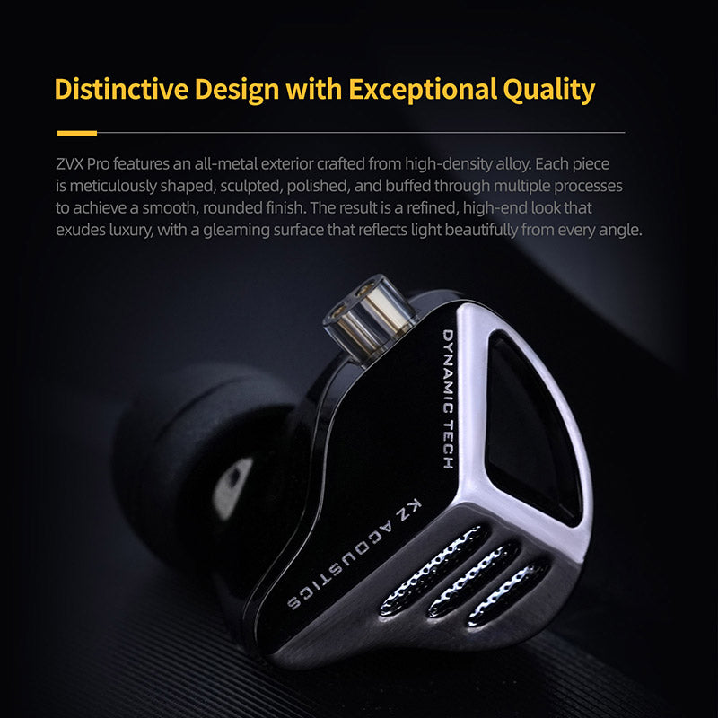 KZ ZVX Pro | Pure Acoustic Design | All-Metal IEM – Linsoul Audio