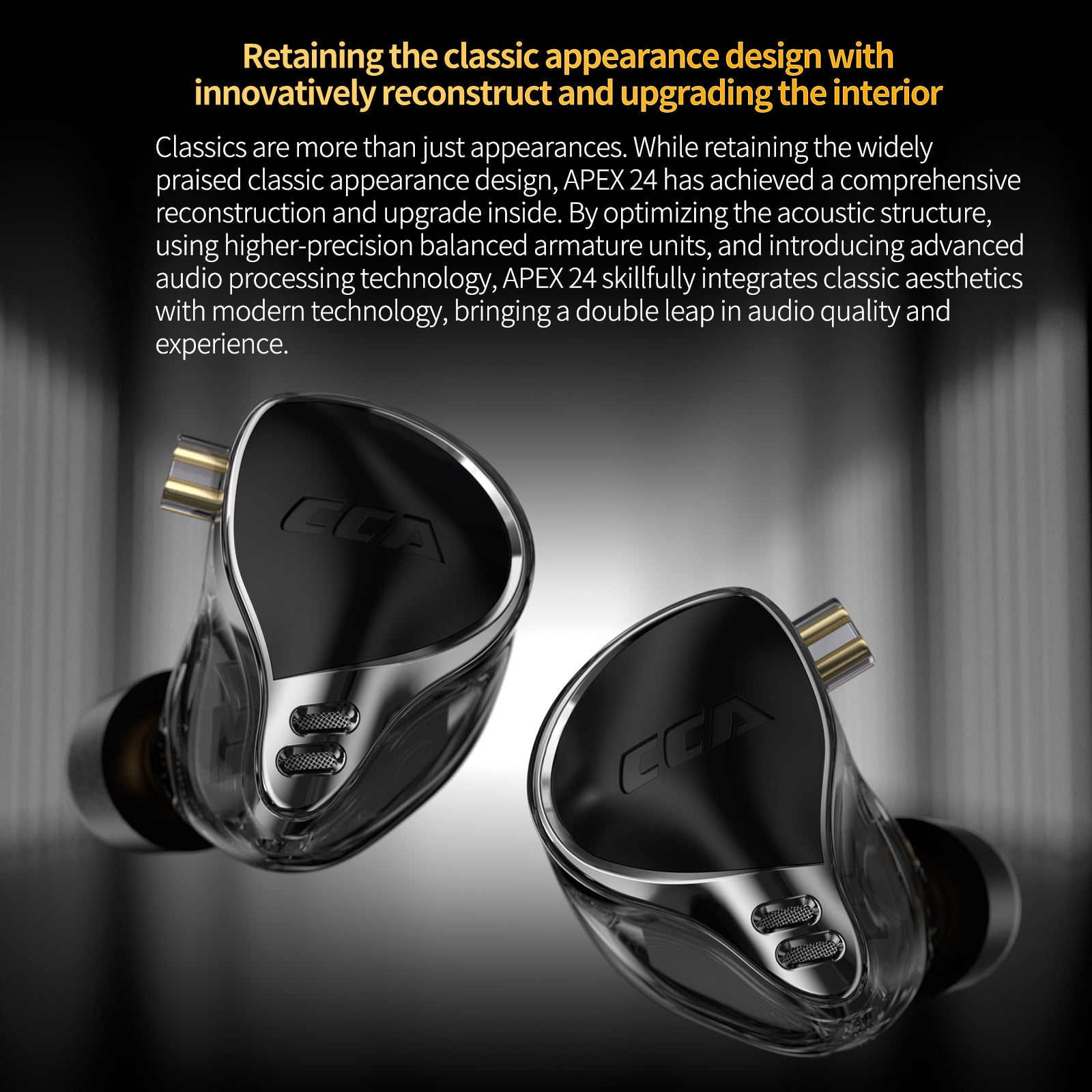 CCA APEX 24 | Dual-Side 24 Balanced Armature Drivers IEM – Linsoul