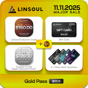 LINSOUL 11.11 Major Sale Gold Pass