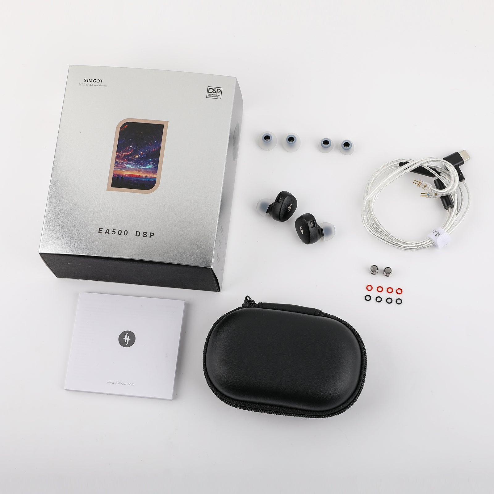 SIMGOT EA500 DSP | Dual-Magnetic Dual-Chamber DLC Dynamic Driver