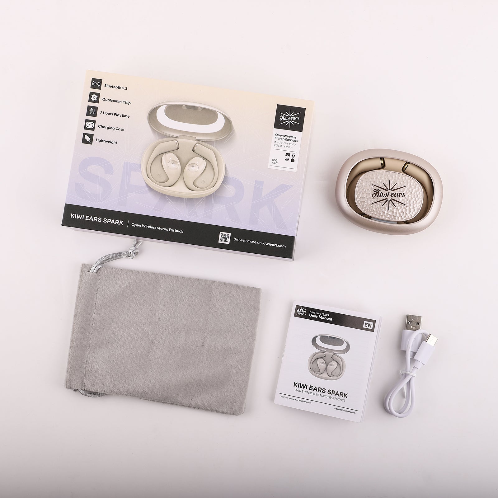 Kiwi Ears Spark | Sport OWS Stereo Bluetooth Earphones – Linsoul Audio