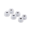 Kiwi Ears Flow Wide Bore Silicone IEM Ear Tips, 3 Sizes S/M/L