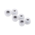 Kiwi Ears Flow Wide Bore Silicone IEM Ear Tips, 3 Sizes S/M/L