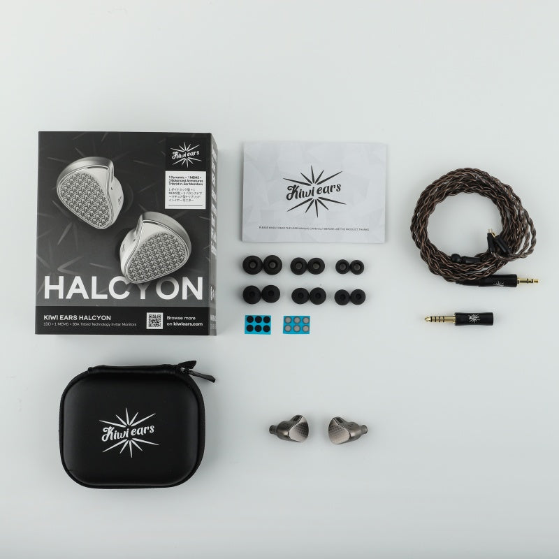 Kiwi Ears Halcyon | World's First MEMS + 1DD + 3BA Tribrid IEM