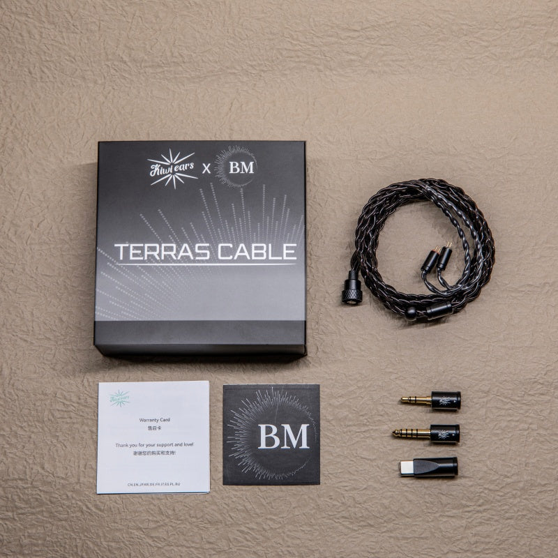 Kiwi Ears x B_Media: Terras | Premium Performance Cable with