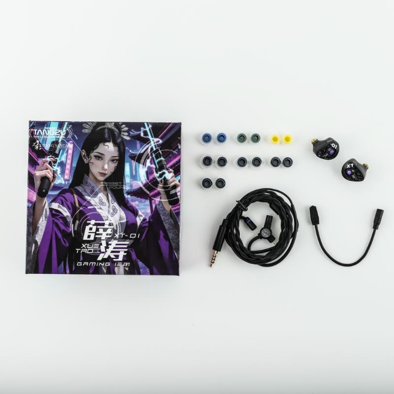 イヤホン Azla trinity + mithryl + TANGZU Xue Tao TANGZU Xue Tao | 10mm Glass Diaphragm Dynamic Driver In Ear