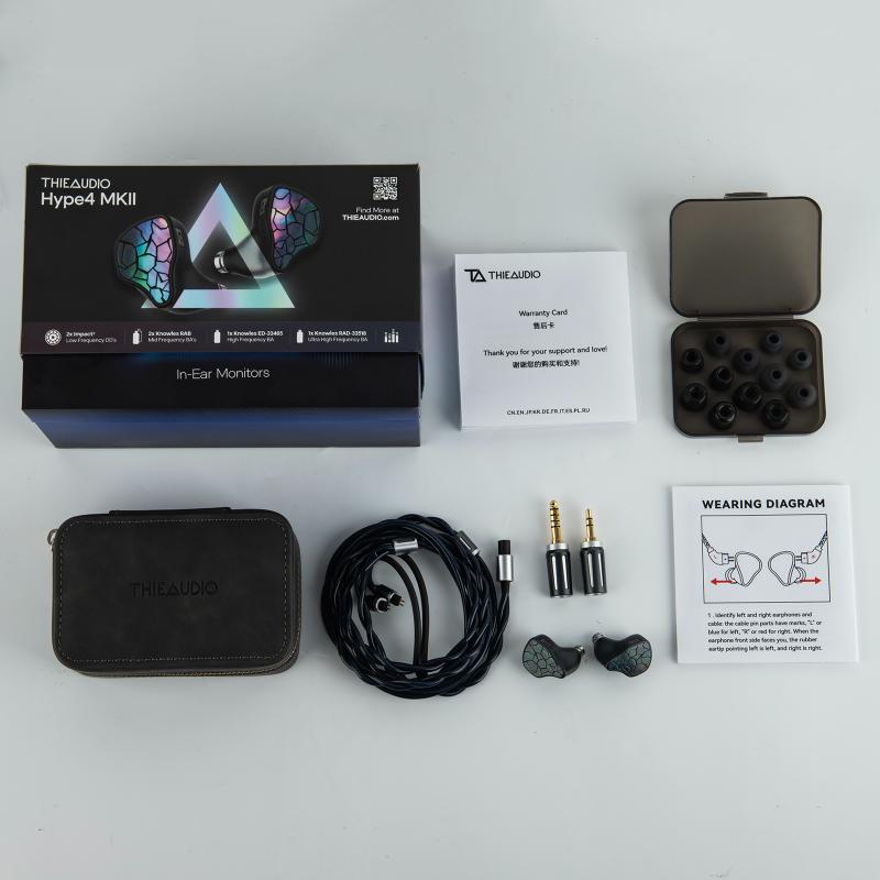 THIEAUDIO HYPE 4 MKII | Upgraded 2DD + 4BA Hybrid IEM – Linsoul Audio