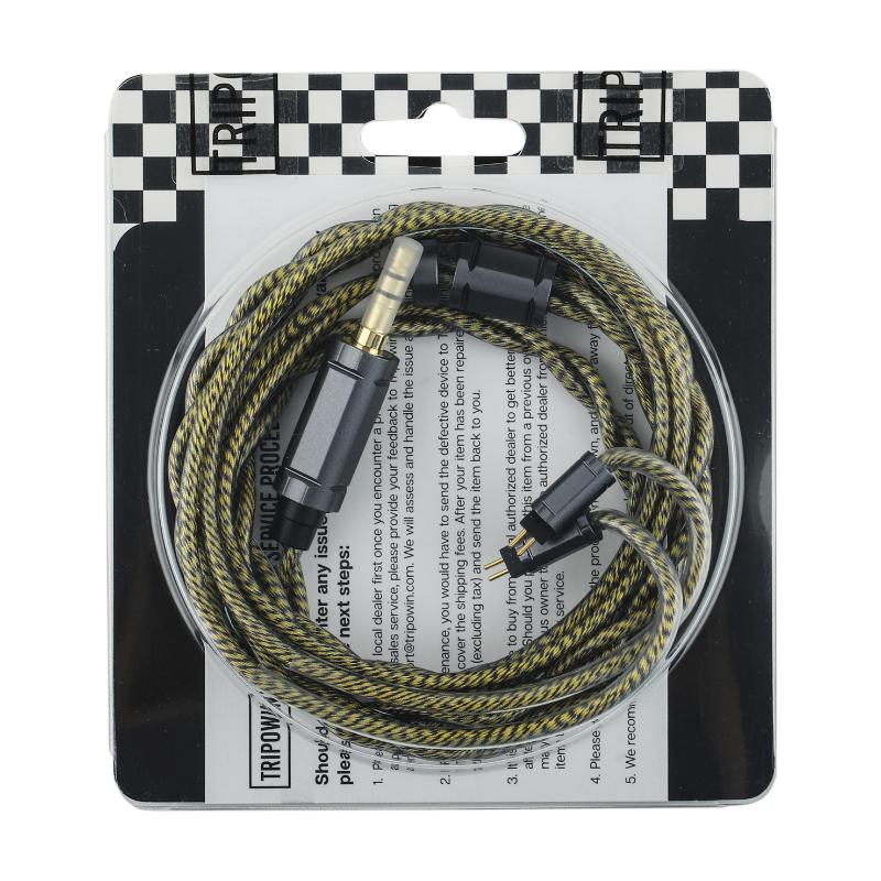 Tripowin Cygnus | Hybrid Single Crystal Copper IEM Cable – Linsoul