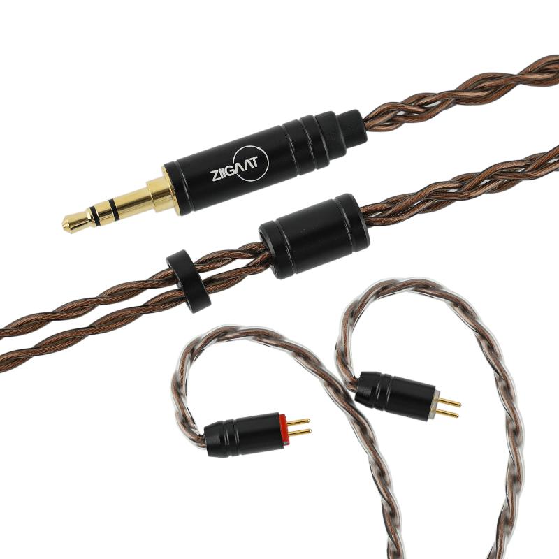 ZiiGaat Z-01 | 4 Core Single Crystal Copper Wire IEM Cable