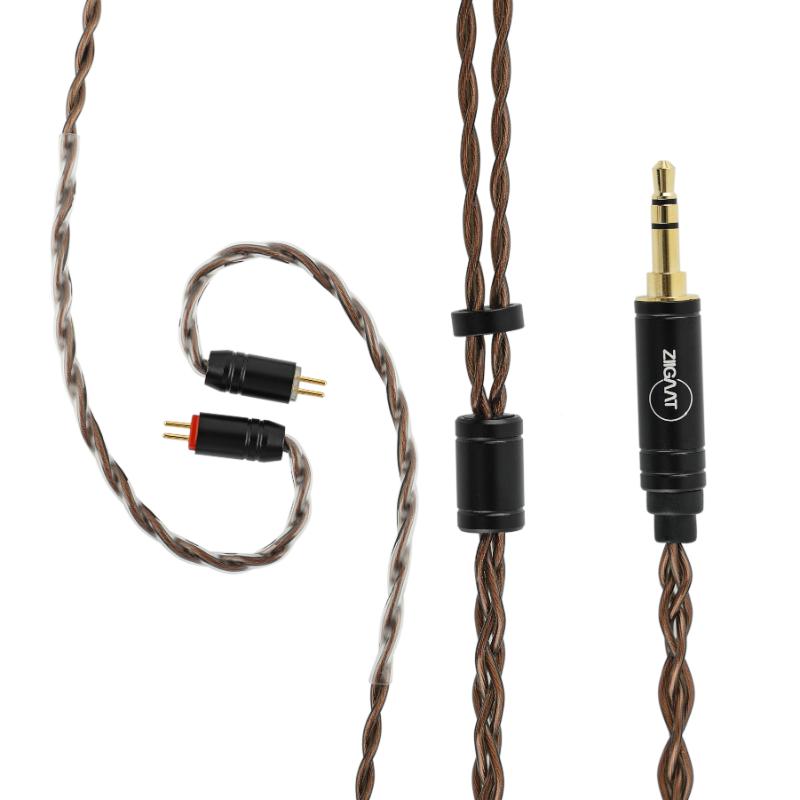 ZiiGaat Z-01 | 4 Core Single Crystal Copper Wire IEM Cable