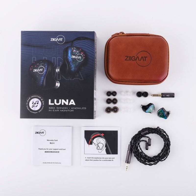 ZiiGaat Luna | 6BA Studio In-Ear Monitor – Linsoul Audio