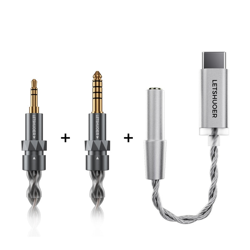 LETSHUOER EJ07M + S12 + 4.4mmケーブルセット LETSHUOER S12 Ultra | 14.8mm Planar Magnetic Driver Hi-Fi IEM