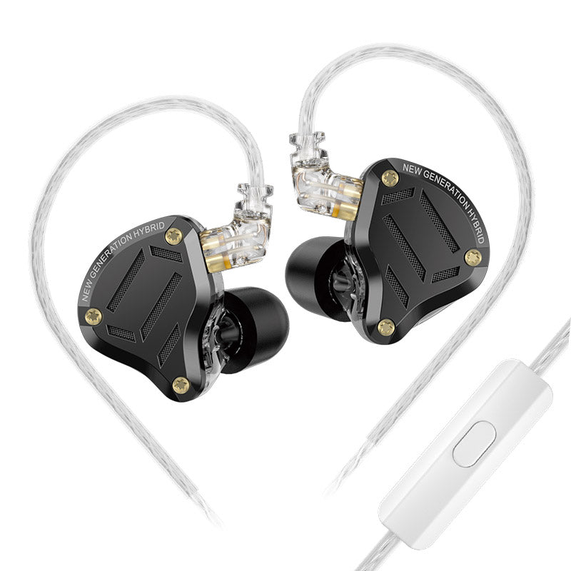 KZ ZS10 PRO X In-Ear Monitor Earbuds - 1DD + 4BA Hybrid Drivers, With Microphone, Upgraded Sound