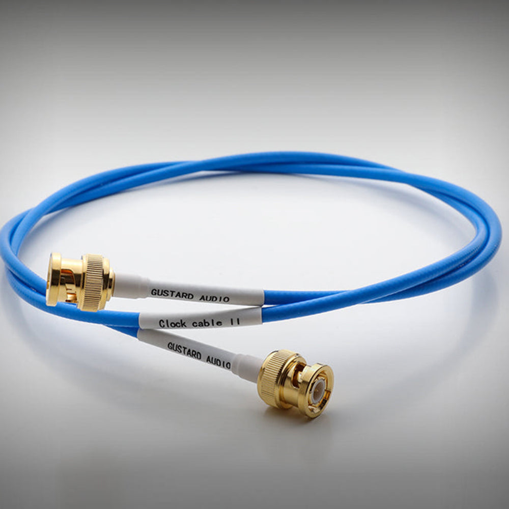 Gustard C2 Clock Gold-plated BNC Coaxial Cable HiFi Digital Cable