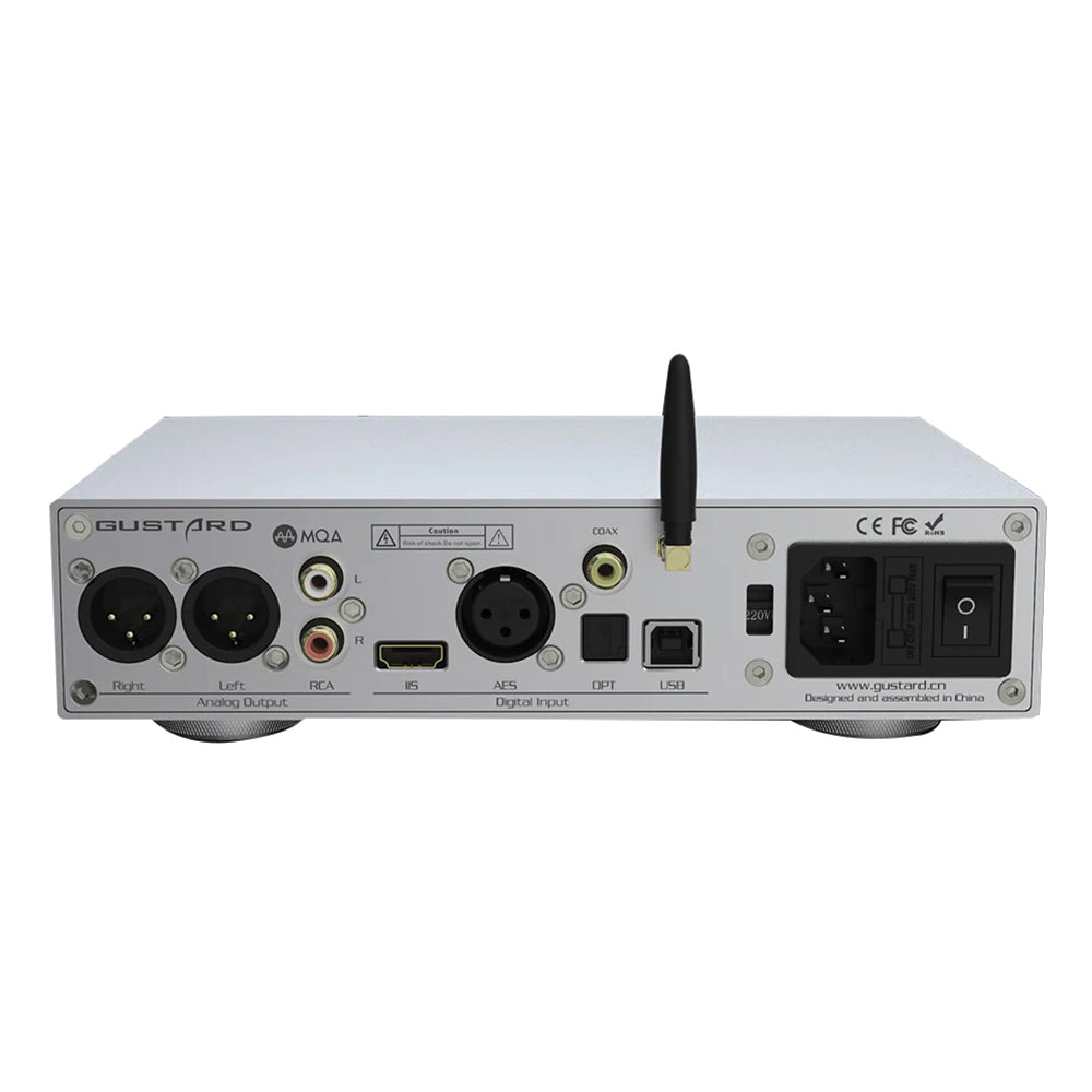 GUSTARD X18 DAC ES9038PRO Bluetooth 5.0 32bit 768kHz DSD512 MQA