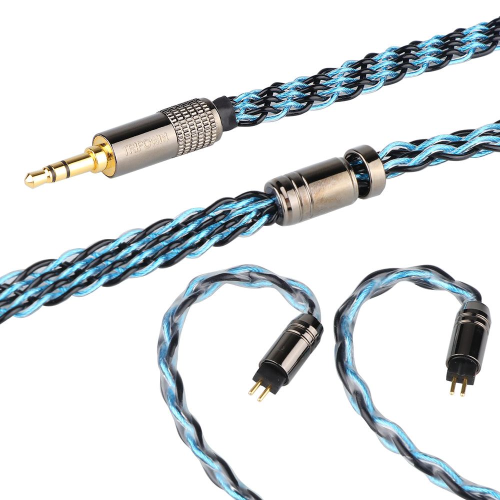 Tripowin Danube Tripowin Danube IEM Cable 8 Core Silver-plated OCC