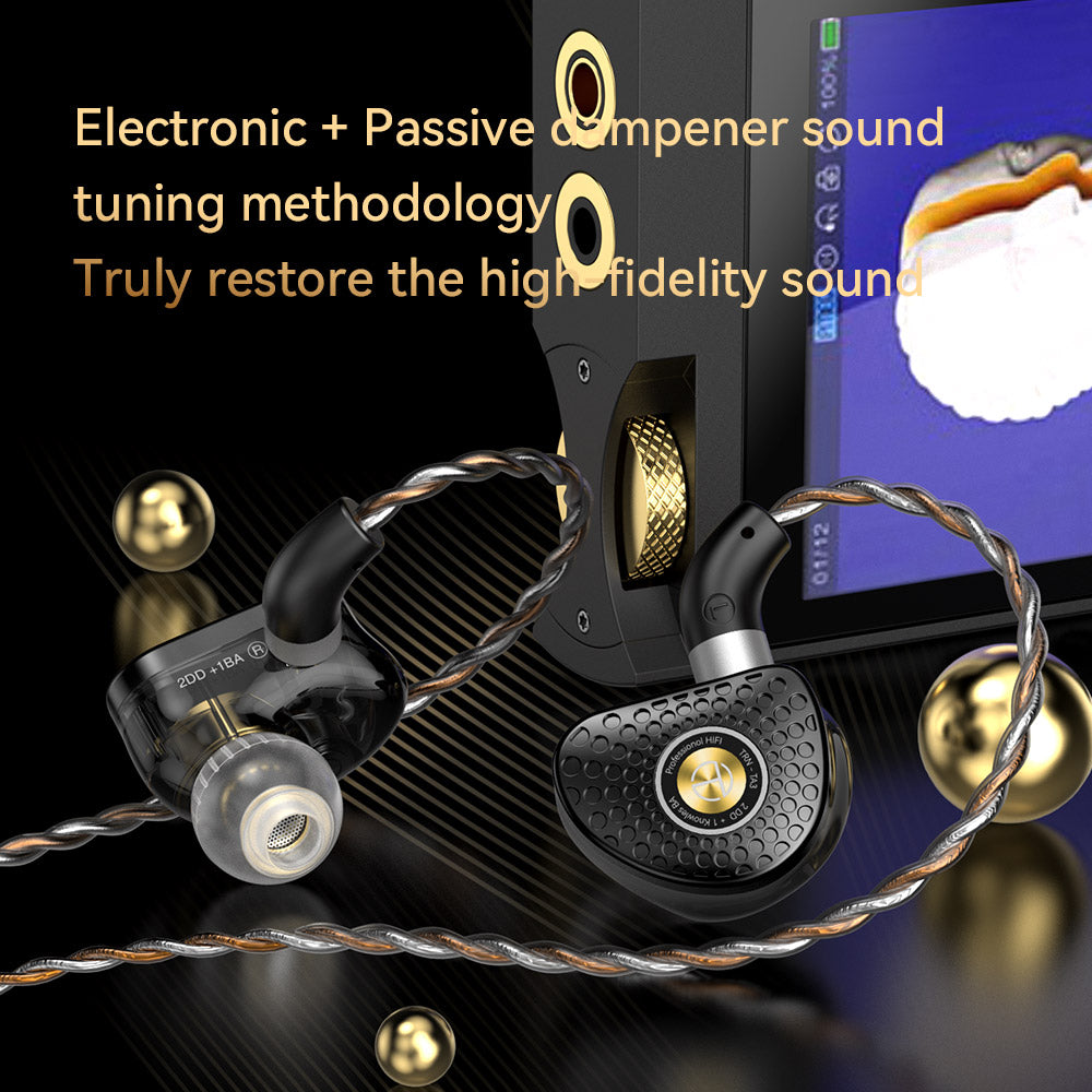 TRN TA3 2DD+1BA Hybrid In-Ear Monitors – Linsoul Audio