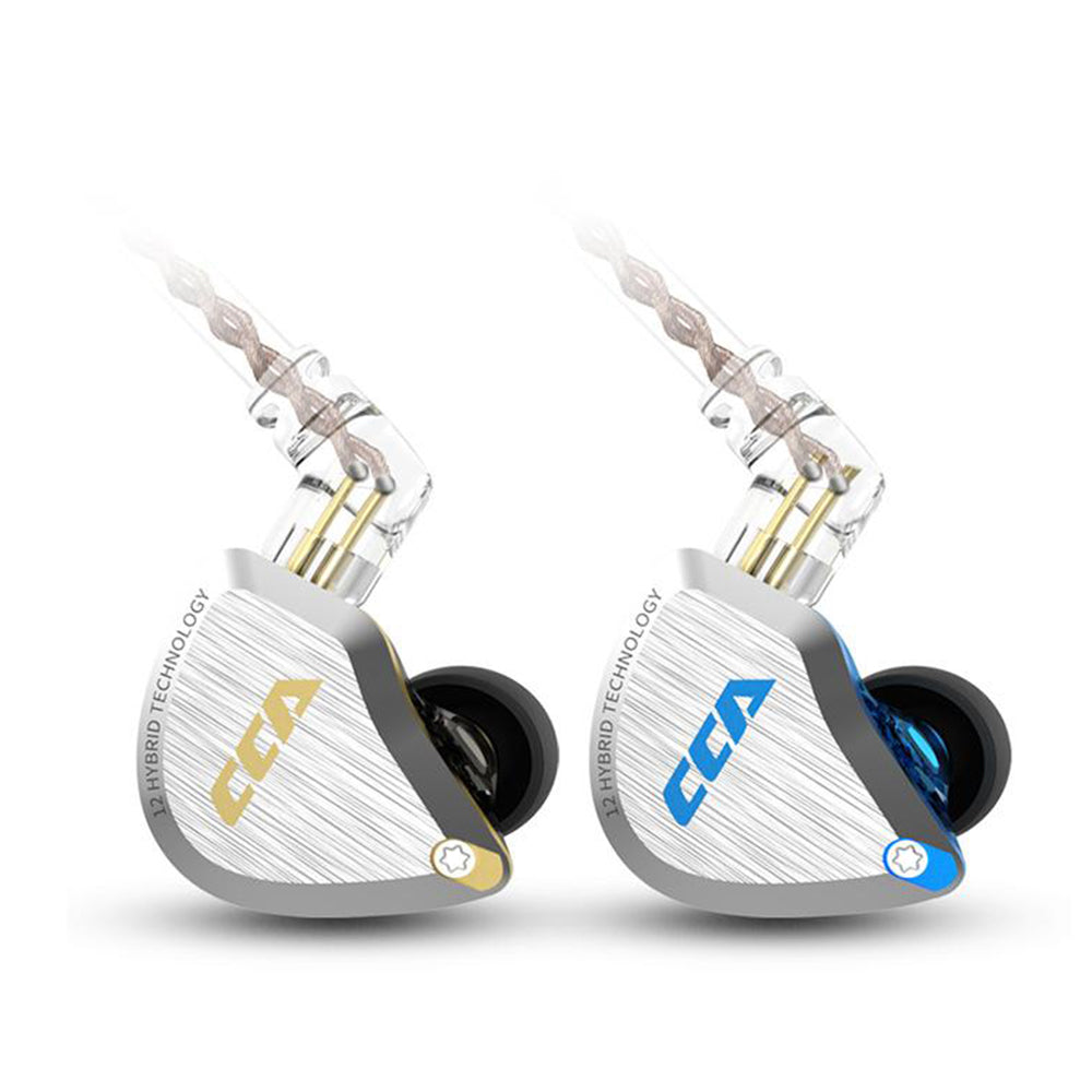 CCA C12 5BA+1DD Hybrid HIFI Bass Earbuds In Ear Monitor