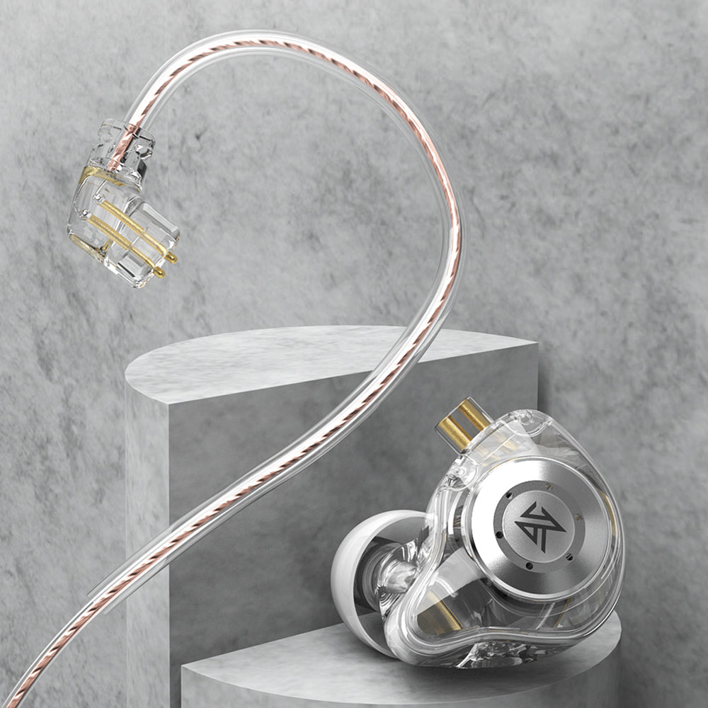 KZ EDX Pro Dual Magnetic Dynamic In-Ear Monitor Earphones - Detachable Cable, 3.5mm Jack