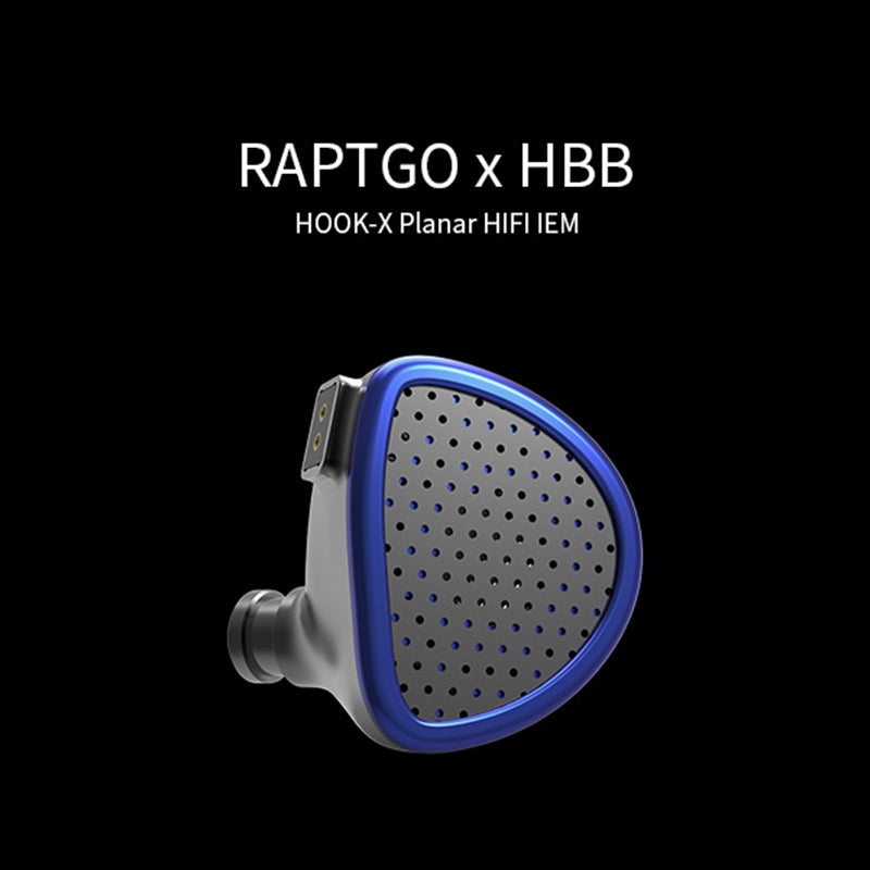 Raptgo HBB Hook x Planar In Ear Earphones Hifi Earbuds