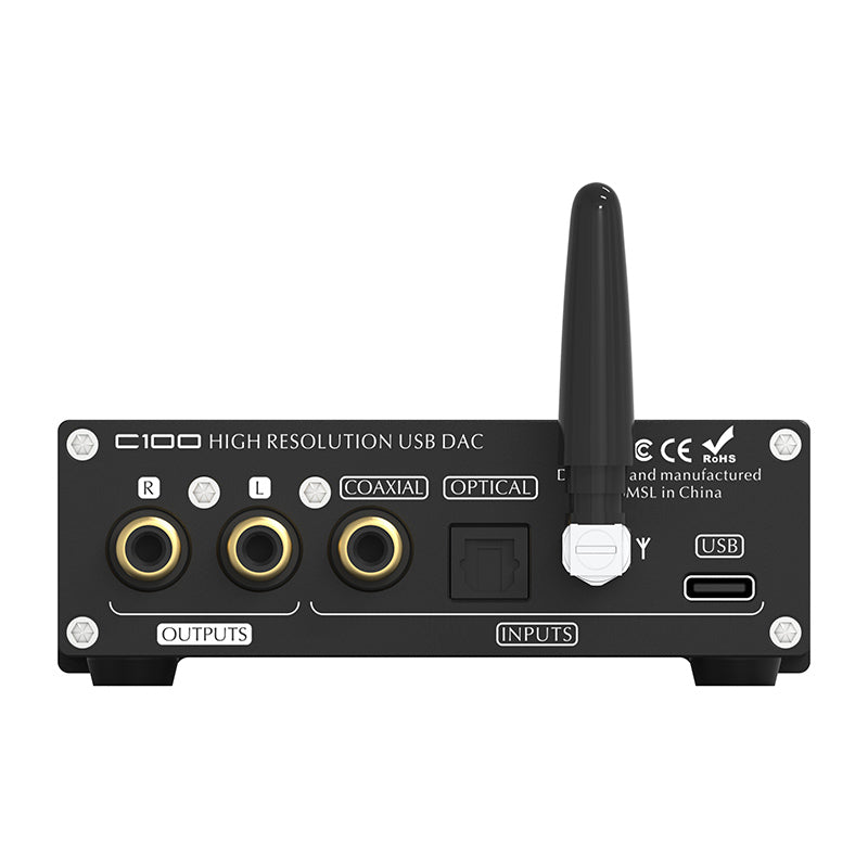 SMSL C100 High-Tech AK4493S DAC Chip USB MQA Audio Decoder