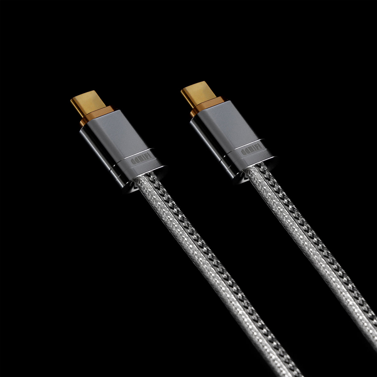 DDHiFi TC07S Câble Audiophile USB-C Vers USB-C OTG Nyx Blindé Argent Pur 10cm - Double OTG