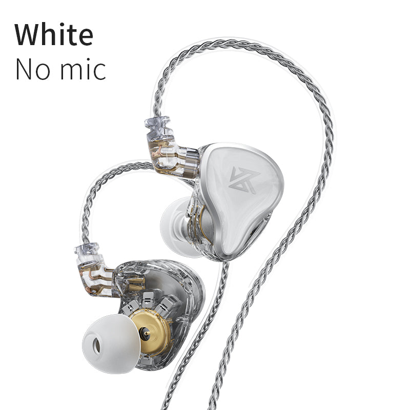 KZ ZAR HiFi In Ear Monitors 1DD 7BA Hybride Drivers In Ear Oortelefoon IEM met Verzilverde Afneembare Kabel 2PIN voor Muzikant Zanger Audiofiel (zonder microfoon KZ ZAR HiFi In Ear Monitors 1DD 7BA Hybride Drivers In Ear Oortelefoon IEM met Verzilverde Afneembare Kabel 2PIN voor Muzikant Zanger Audiofiel (zonder microfoon
